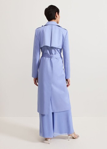 Phase Eight Cheryl Trench Coats Blue USA | 7861205-BS